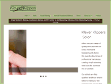 Tablet Screenshot of kleverklippers.com